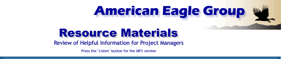 American Eagle Group Resource Material Review