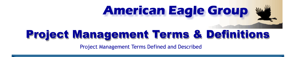 American Eagle Group PM Terms & Definitions